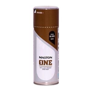 Paints, Maston One Satin Brown 400ml   1108008S EU , MASTON