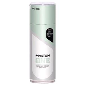 Paints, Maston One Satin Pastel Green 400ml   1106019S EU , MASTON