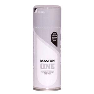 Paints, Maston One Gloss Aluminium 400ml   1109006 EU , MASTON
