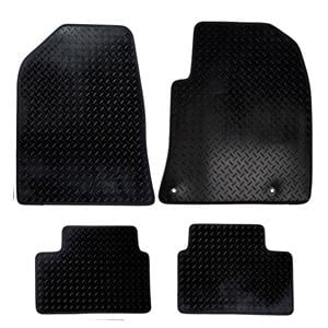 Car Mats, Rubber Tailored Car Mats in Black for Lexus IS III 2013 2020   4 Piece   2 Clips In Driver and Passenger Mats, Rubber Tailored Car Mats