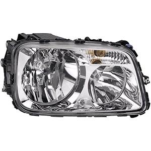 Lights, Right Headlamp (Halogen, Takes H7 / H1 Bulbs, Manual Adjustment) for Mercedes ACTROS MP / MP3 2003 2009, 