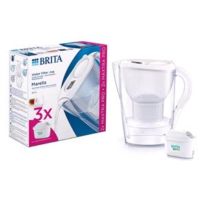 Utensils & Gadgets, BRITA Marella 2.4L Water Filter Jug with 3x MAXTRA Pro Filters   While, BRITA