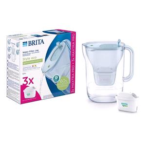 Utensils & Gadgets, BRITA Style Eco 3.6L Water Filter Jug with 3x MAXTRA Pro Filters   Powder Blue, BRITA