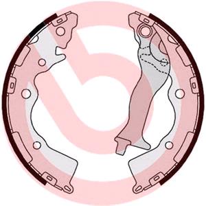 Brake Shoes, Brembo Brake Shoe Set   S30524, Brembo