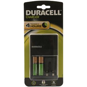 Domestic Batteries, Duracell Plug in Battery Charger with 2x AA Batteries, Duracell