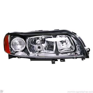 Lights, Right Headlamp (Halogen, Takes H7/H9 Bulbs, Supplied Without Motor) for Volvo S60 2005 on, 