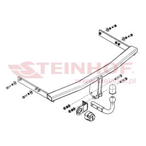Tow Bars And Hitches, Steinhof Towbar (fixed with 2 bolts) for Seat IBIZA V ST, 2010 2017, Will NOT fit Cupra models, Steinhof
