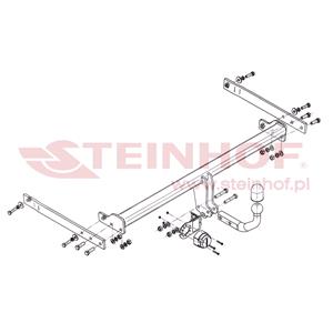 Tow Bars And Hitches, Steinhof Towbar (fixed with 2 bolts) for Seat LEON ST, 2013 Onwards, Steinhof