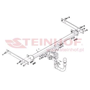 Tow Bars And Hitches, Steinhof Automatic Detachable Towbar (vertical system) for Seat LEON ST, 2013 Onwards, Steinhof