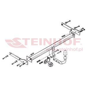 Tow Bars And Hitches, Steinhof Towbar (fixed with 2 bolts) for Skoda RAPID Spaceback, 2013 Onwards, Steinhof