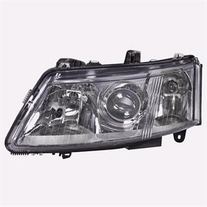 Lights, Left Headlamp (Halogen, Takes H7/H7 Bulbs, Supplied With Motor) for Saab 9 3 Convertible 2003 2007, 