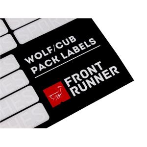 Front Runner Wolf/ Cub Pack Campsite Organizing Labels