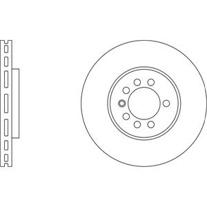 Brake Discs, APEC Blue Front Axle Brake Discs (Pair)   Diameter: 280mm   SDK6028, APEC
