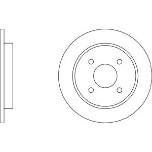Brake Discs, APEC Blue Rear Axle Brake Discs (Pair)   SDK6086, APEC