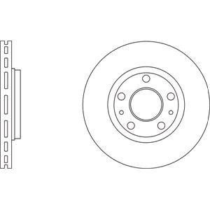 Brake Discs, APEC Blue Front Axle Brake Discs (Pair)   SDK6219, APEC