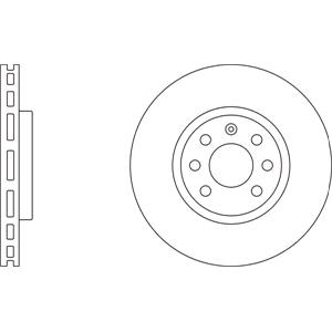 Brake Discs, APEC Blue Front Axle Brake Discs (Pair)   Diameter: 280mm   SDK6271, APEC