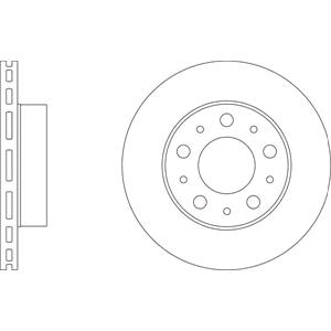Brake Discs, APEC Blue Front Axle Brake Discs (Pair)   SDK6489, APEC