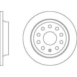 Brake Discs, APEC Blue Rear Axle Brake Discs (Pair)   Diameter: 300mm   SDK6780, APEC