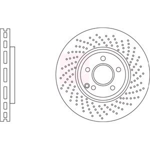 Brake Discs, APEC Blue Front Axle Brake Discs (Pair)   SDK7153, APEC