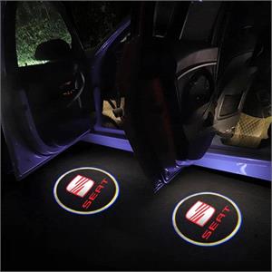Special Lights, Seat Car Door LED Puddle Lights Set (x2) - WIreless , 