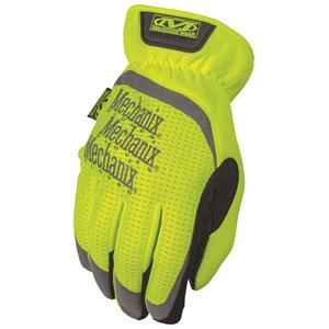 Gloves, Mechanix FastFit Hi Viz Yellow Safety Gloves   Large, Mechanix Wear