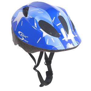 Cycling Accessories, Silver StarsOao Junior Blue Cycle Helmet 48 52cm, SPORT DIRECT