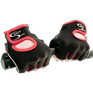 Cycling Accessories, Cycle Track Mitts   Black Red   Medium, SPORT DIRECT