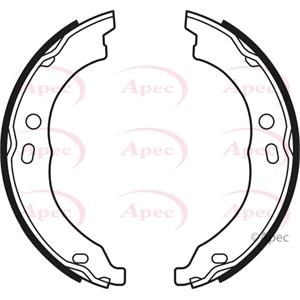 Brake Shoes, APEC Brake Shoe Set   SHU721, APEC