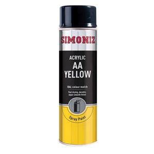 Maintenance, Simoniz AA Van Yellow Spray Paint   500ml, Simoniz