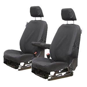 Van Seat Covers, Town & Country Single Driver and Passenger Van Seat Cover Set For Ford Transit Connect 2013 Onwards   Black, Town & Country