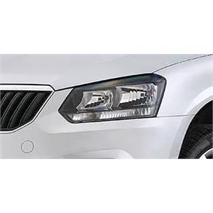 Lights, Left Headlamp (Halogen, Takes H7 / H7 Bulbs, Original Equipment) for Skoda YETI 2014 on, 