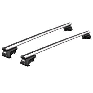 Roof Racks and Bars, Thule SmartRack XT Roof Bars for Volvo V50 Estate, 5 door, 2004 2012, With Raised Roof Rails, Thule