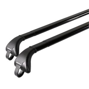 Complete set of steel roof bars, supplied with locks and keys