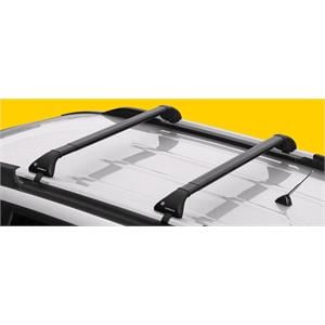 Complete set of steel roof bars, supplied with locks and keys