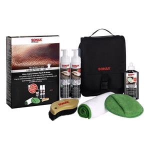 Leather and Upholstery, SONAX Premium Class Leather Care Set, SONAX