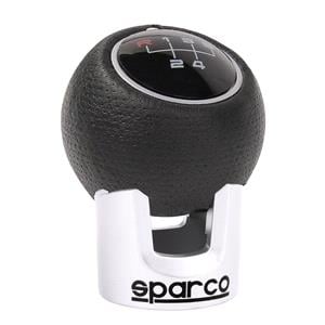 Interior Styling, Sparco Universal Black Synthetic Leather Gear Knob, Sparco