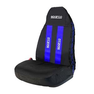 Seat Covers, Sparco Universal Car Seat Cover   Blue and Black For Alfa Romeo MITO 2008 Onwards, Sparco
