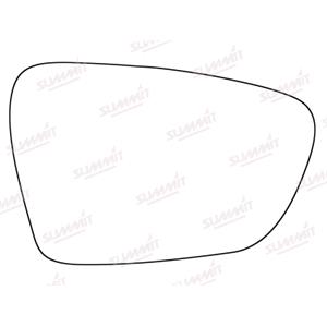 Wing Mirrors, Right Stick On Wing Mirror Glass for Kia Ceed 2012 Onwards, SUMMIT