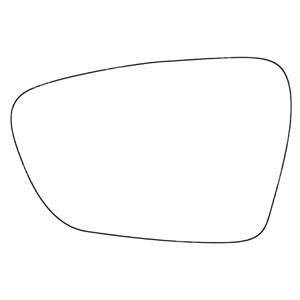 Wing Mirrors, Left Stick On Wing Mirror Glass for Kia CEE`D Sportswagon 2012 to 2016, SUMMIT