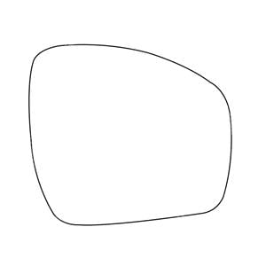 Wing Mirrors, Right Stick On Wing Mirror Glass for Landrover DISCOVERY IV, 2013 2016, SUMMIT