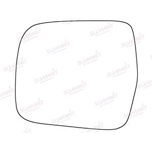 Wing Mirrors, Left Stick On Wing Mirror Glass   Toyota PREVIA 2000 to 2006, SUMMIT