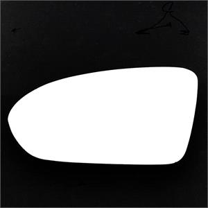 Wing Mirrors, Left Stick On Wing Mirror Glass for Vauxhall ASTRA K Saloon 2015 2017, SUMMIT