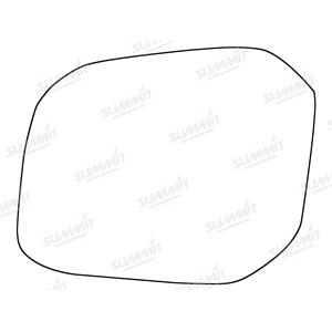 Wing Mirrors, Left Stick On Wing Mirror Glass for Volkswagen CADDY IV Box 2015 2021, SUMMIT