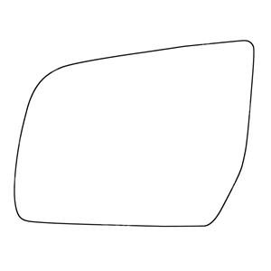 Wing Mirrors, Left Stick On Wing Mirror Glass for Ford RANGER 2012 Onwards, 