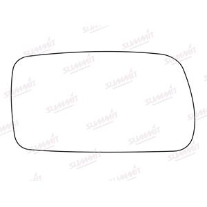 Wing Mirrors, Right Stick On Wing Mirror Glass for Citroen XANTIA Estate 1998 to 2003, SUMMIT