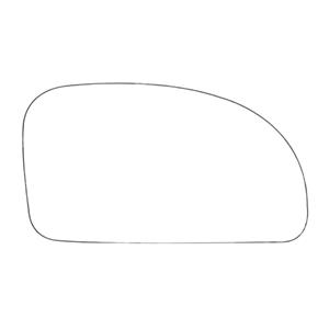 Wing Mirrors, Right Stick On Wing Mirror glass for Hyundai GETZ 2002 2010, SUMMIT