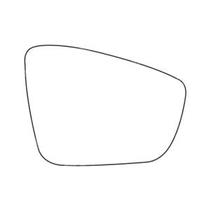 Wing Mirrors, Right Stick On Wing Mirror Glass for Skoda CITIGO 2017 to 2020, SUMMIT