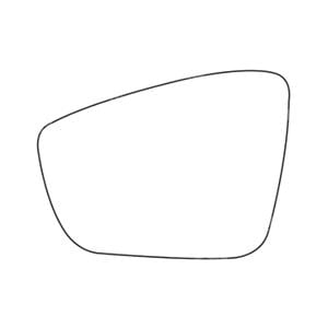 Wing Mirrors, Left Stick On Wing Mirror Glass for Skoda CITIGO 2017 to 2020, SUMMIT