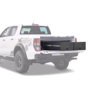 Travel and Touring, Ford Ranger Wildtrak / Raptor (2014 2022) w/Drop In Bed Liner Drawer Kit, Front Runner