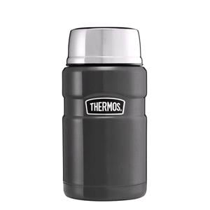 Flasks, Thermos Stainless King Food Flask   710ml   Gun Metal Grey, Thermos